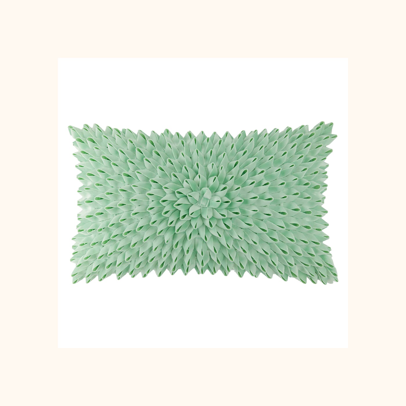 Handmade 3D Velvet Floral Lumbar Pillow Cover