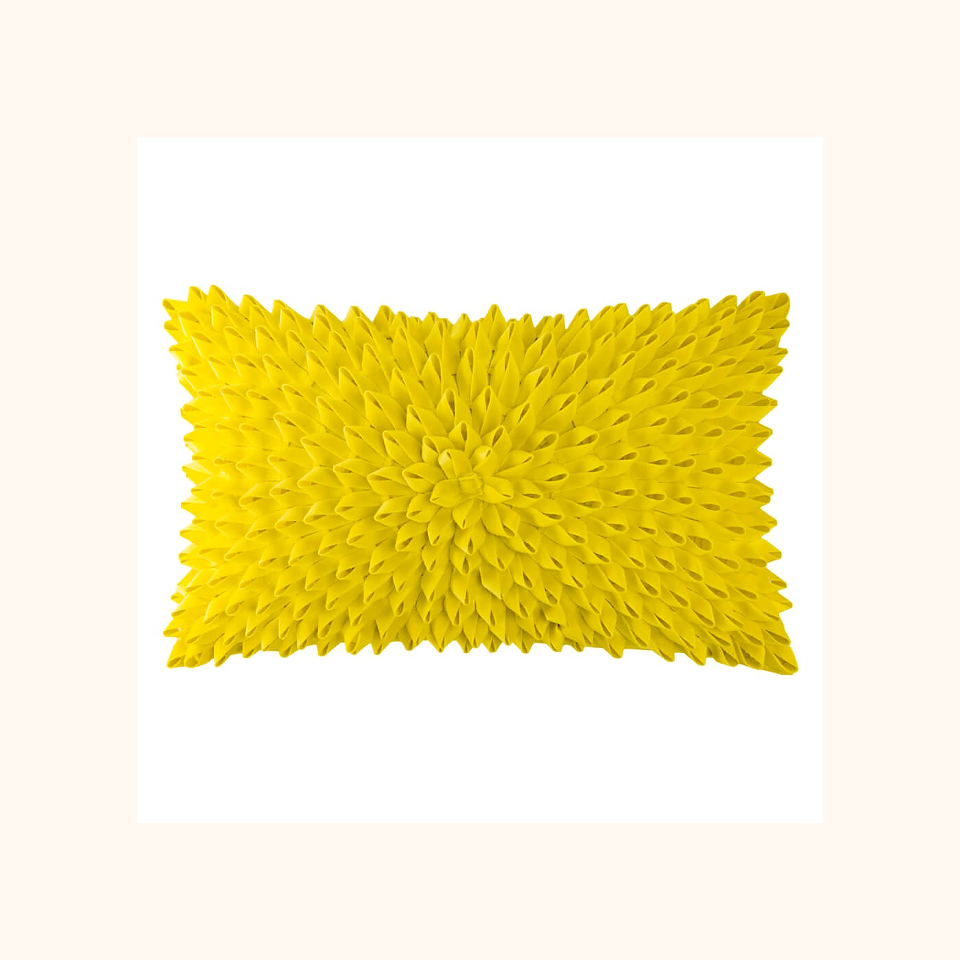 Handmade 3D Velvet Floral Lumbar Pillow Cover