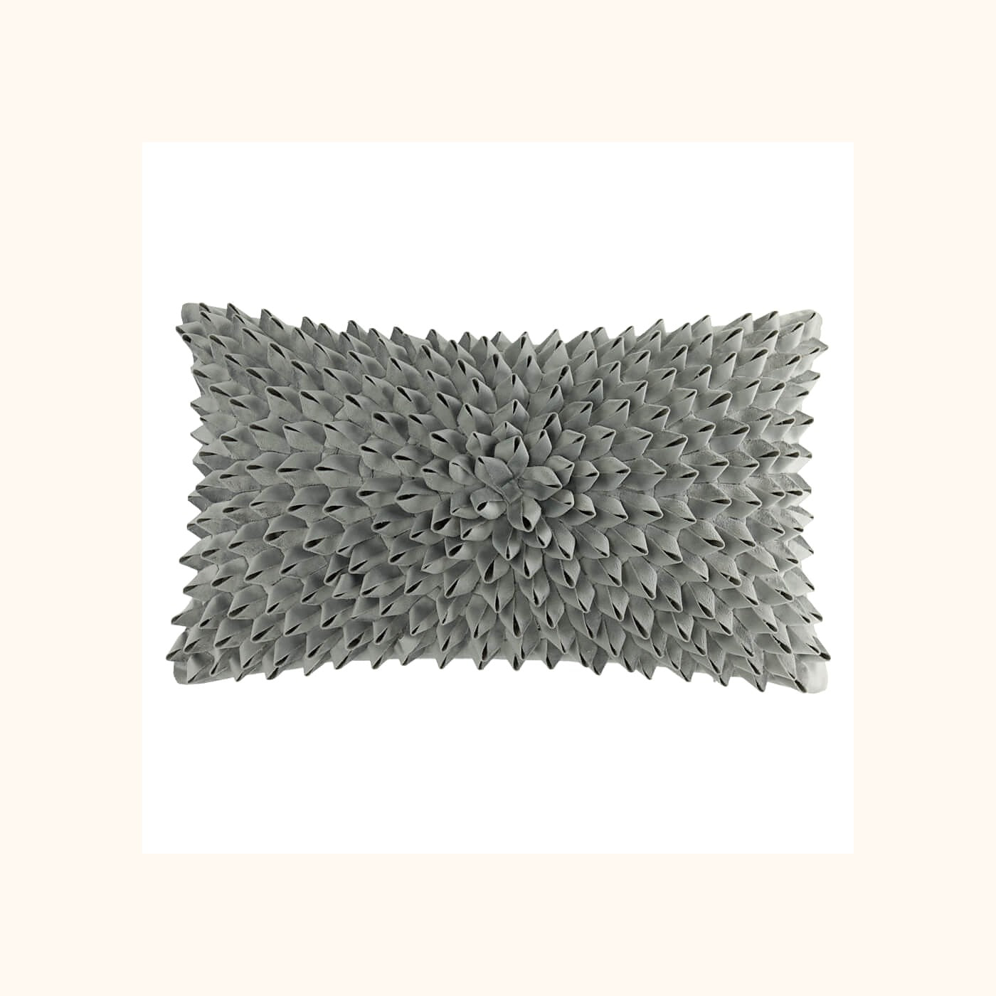 Handmade 3D Velvet Floral Lumbar Pillow Cover