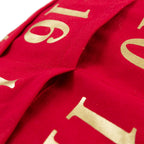 VG|red| Foil Print  Christmas Calendar Pillow Case
