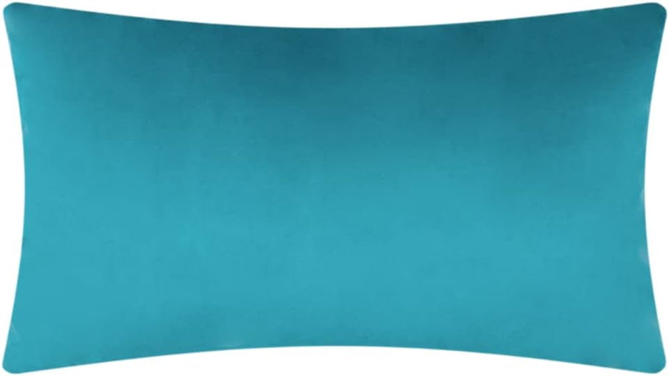 VG|teal-blue|Velvet Pillow Cover