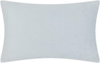 VG|sky-blue-solid-suede|Handmade 3D Floral Throw Pillow Cover