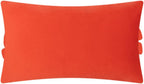 VG|orange-red|3D Flower Throw Pillow Cover
