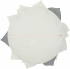 White 3D Magnolia Flower Throw Pillow - Detail 1