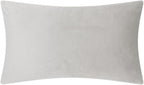 VG|gray|3D Flower Throw Pillow Cover Handmade Floral Soft Velvet Lumbar Cushion for Bed Living Room Chair Couch Decor Gold