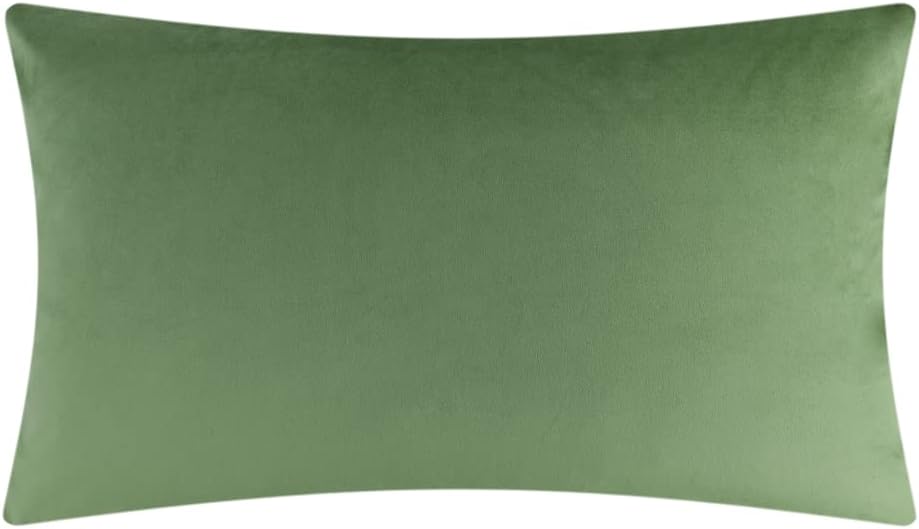 VG|green|Velvet Pillow Cover