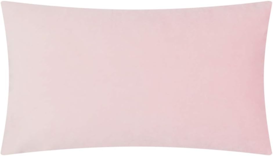 VG|light-pink|3D Flower Throw Pillow Cover Handmade Floral Soft Velvet Lumbar Cushion for Bed Living Room Chair Couch Decor Gold