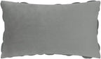 VG|dark-grey-velvet|Handmade 3D Floral Throw Pillow Cover