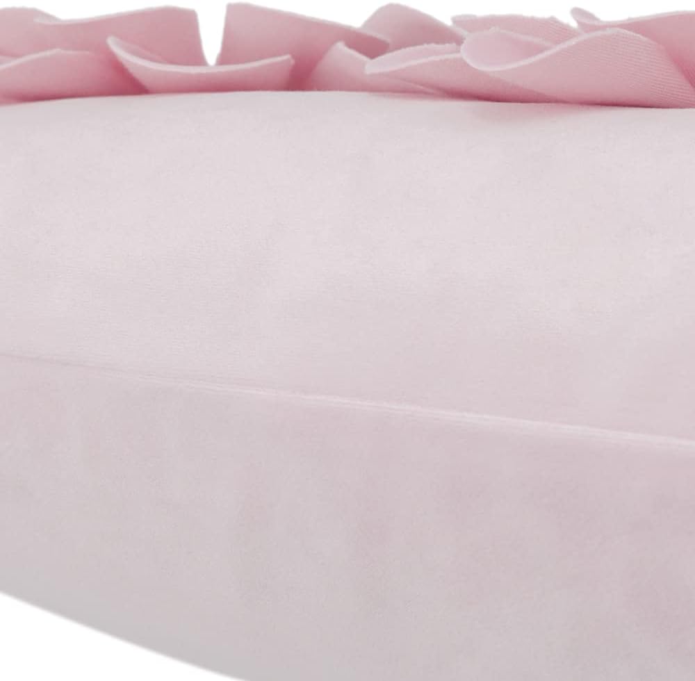 VG|bright-pink|3D Flower Throw Pillow Cover