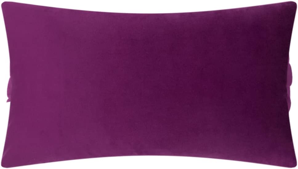 VG|purple-red|3D Flower Throw Pillow Cover