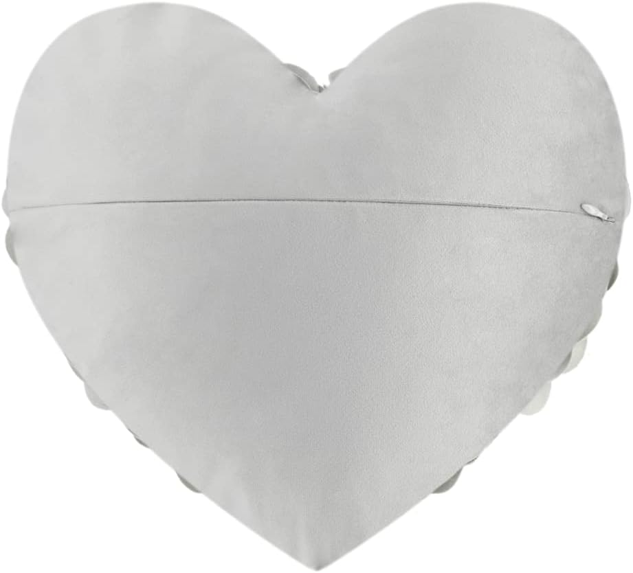 VG|gray|Heart Flower Throw Pillow Covers