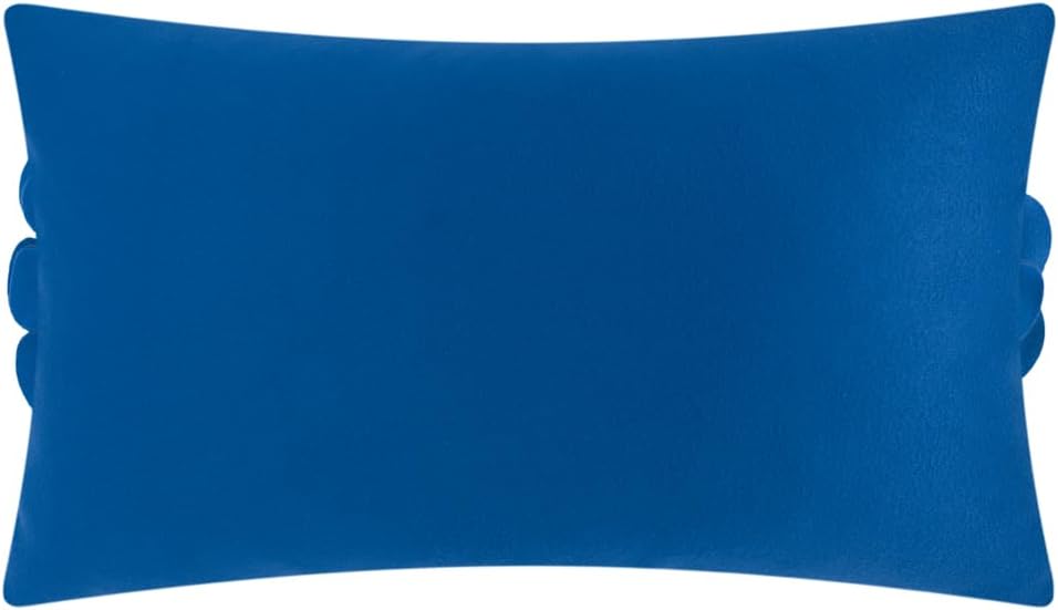 VG|royal-blue|3D Flower Throw Pillow Cover