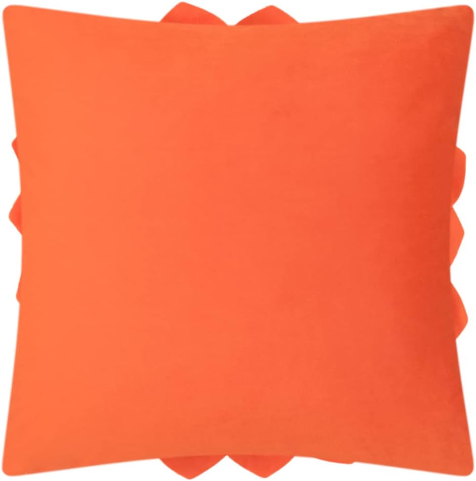 VG|orange|3D Flower Throw Pillow Covers