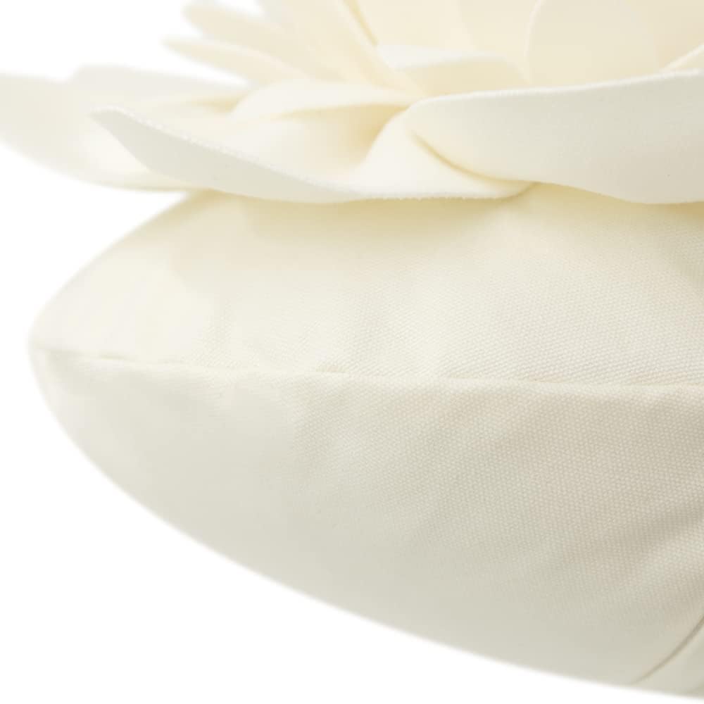 3D Flower Throw Pillows with Insert Included Decorative Handmade Accent Round Pillow Cushion for Couch Bedroom Aesthetic Home Decor