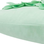 VG|mint-green|3D Flower Throw Pillow Cover