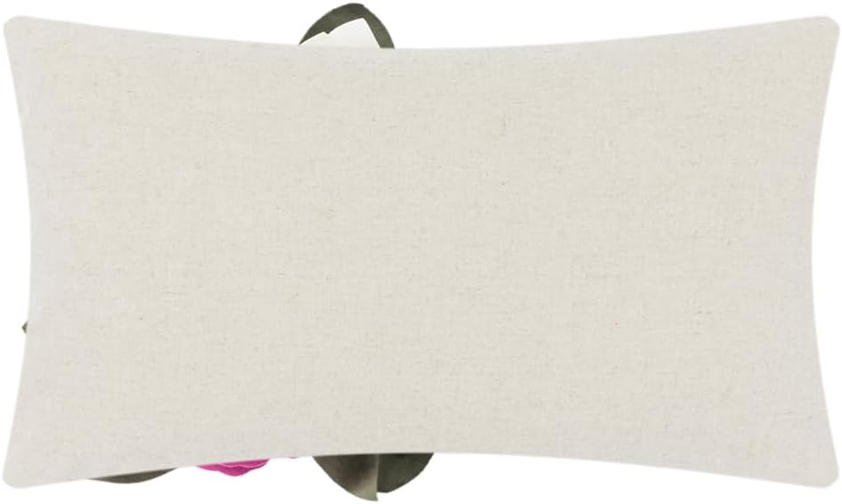 3D Flower Throw Pillow Cover