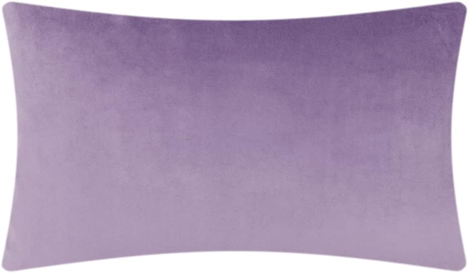 VG|purple-lilac|Velvet Pillow Cover