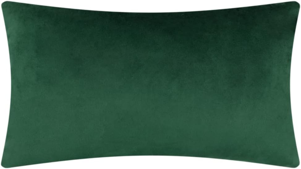 VG|dark-green|Velvet Pillow Cover