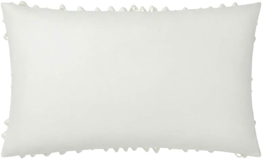 VG|creamy-white-solid-suede|3D Flower Throw Pillow Cover, Velvet, Light Grey
