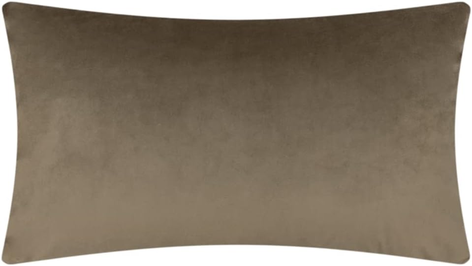 VG|dark-brown|Velvet Pillow Cover