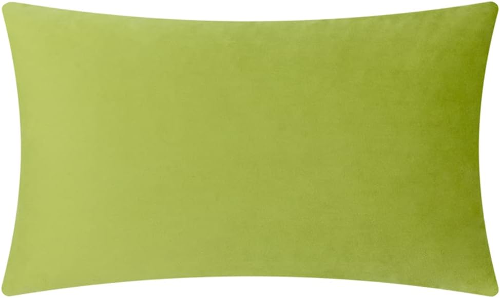 VG|green-velvet|Handmade 3D Floral Throw Pillow Cover