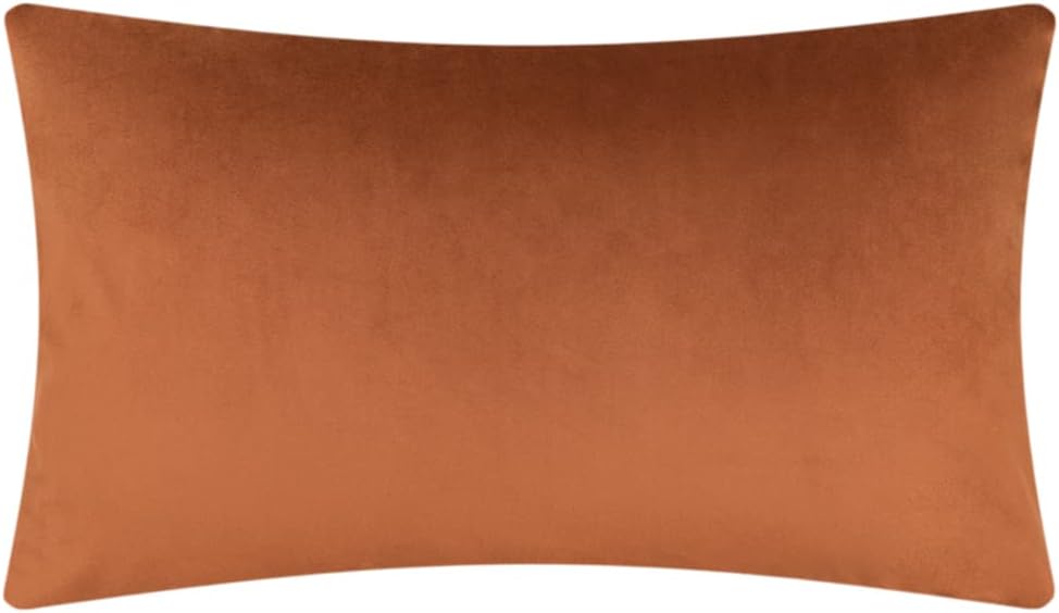 VG|copper-brown|Velvet Pillow Cover