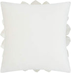 VG|cream-white|3D Flower Throw Pillow Covers