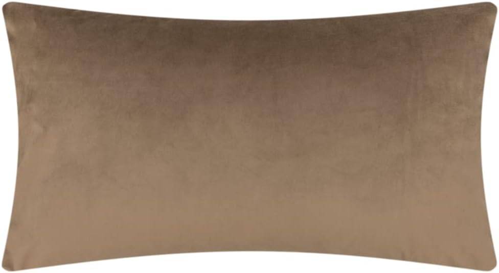 VG|dark-khaki|Velvet Pillow Cover