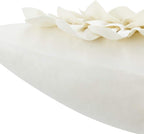 VG|cream-white|3D Flower Throw Pillow Covers