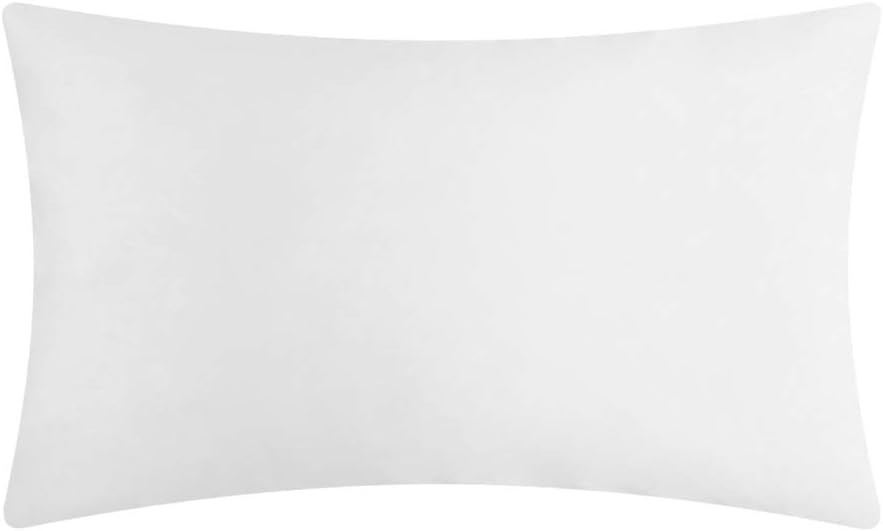 Gold Foil Decorative Accent Throw Pillow Cases Rectangle Cushion Covers for Bed Living Room White