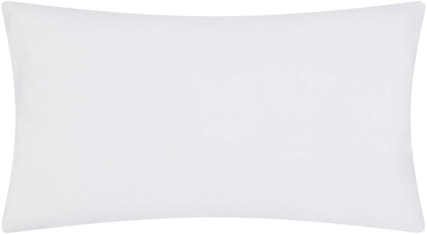 Sunflower Throw Pillow Cover, White