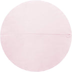 VG|light-pink|3D Flower Throw Pillow Cover Decorative Round Cushion Floral Accent Pillowcase for Bedroom Living Room Bed Couch Pink Velvet