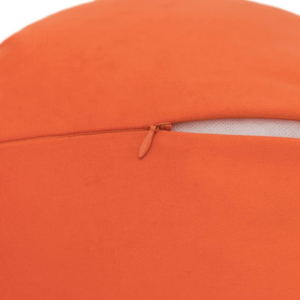 VG|orange|Decorative Throw Pillow with Insert
