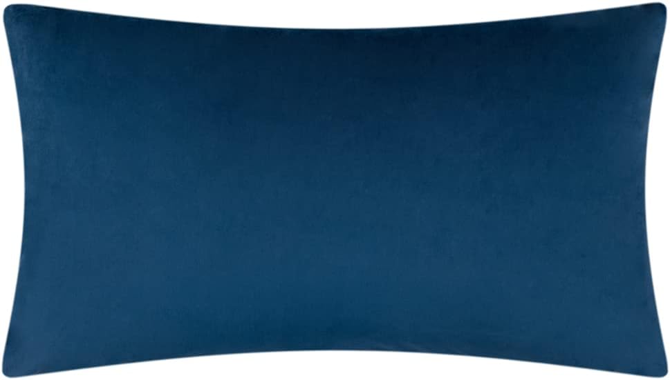 VG|navy-blue|Velvet Pillow Cover
