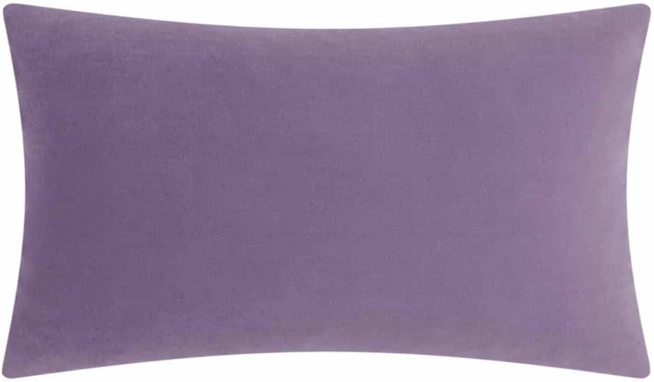 3D Flower Throw Pillow Cover Lavender