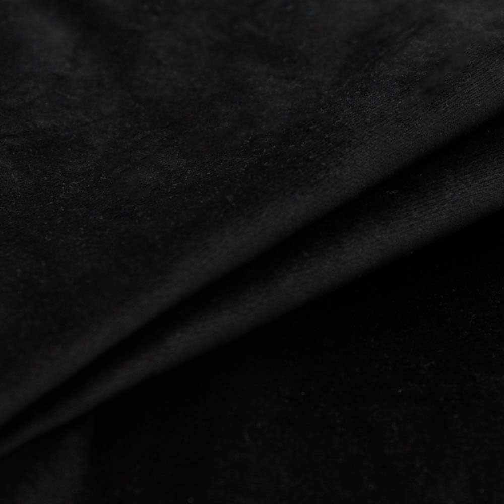 VG|black|Solid Velvet Decorative Throw Pillowcase Luxury Soft Cushion Cover for Sofa Couch Chair Blue