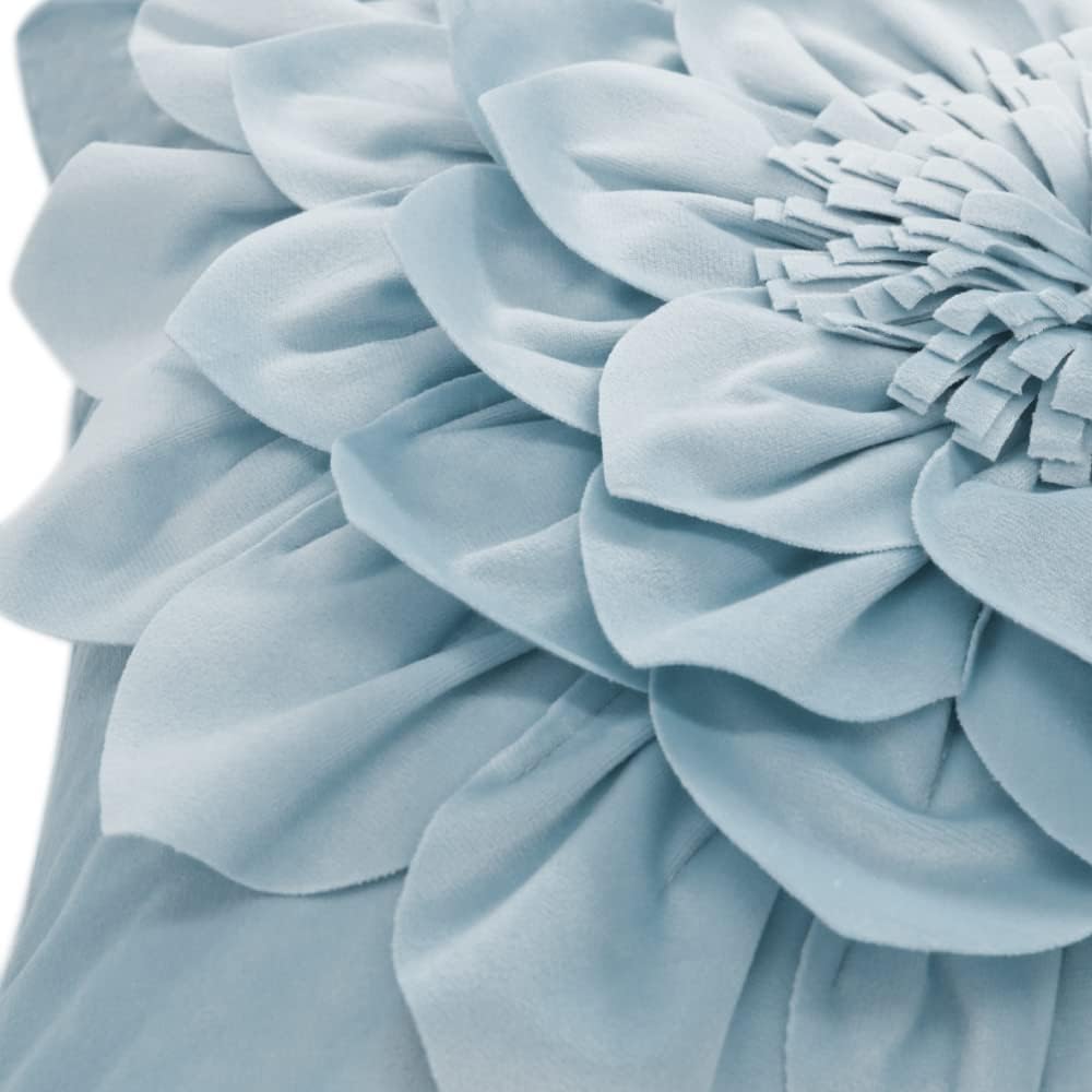 VG|blue|3D Flower Throw Pillow Covers