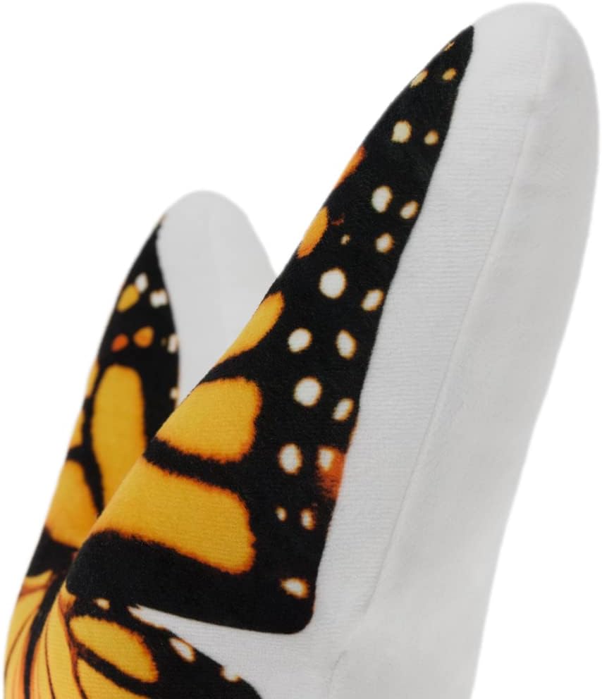 VG|yellow-butterfly|3D Butterfly Throw Pillow, Hot Pink