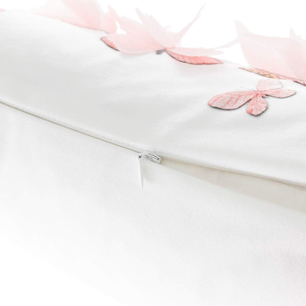 Valentine's Day Rose Throw Pillow Cover