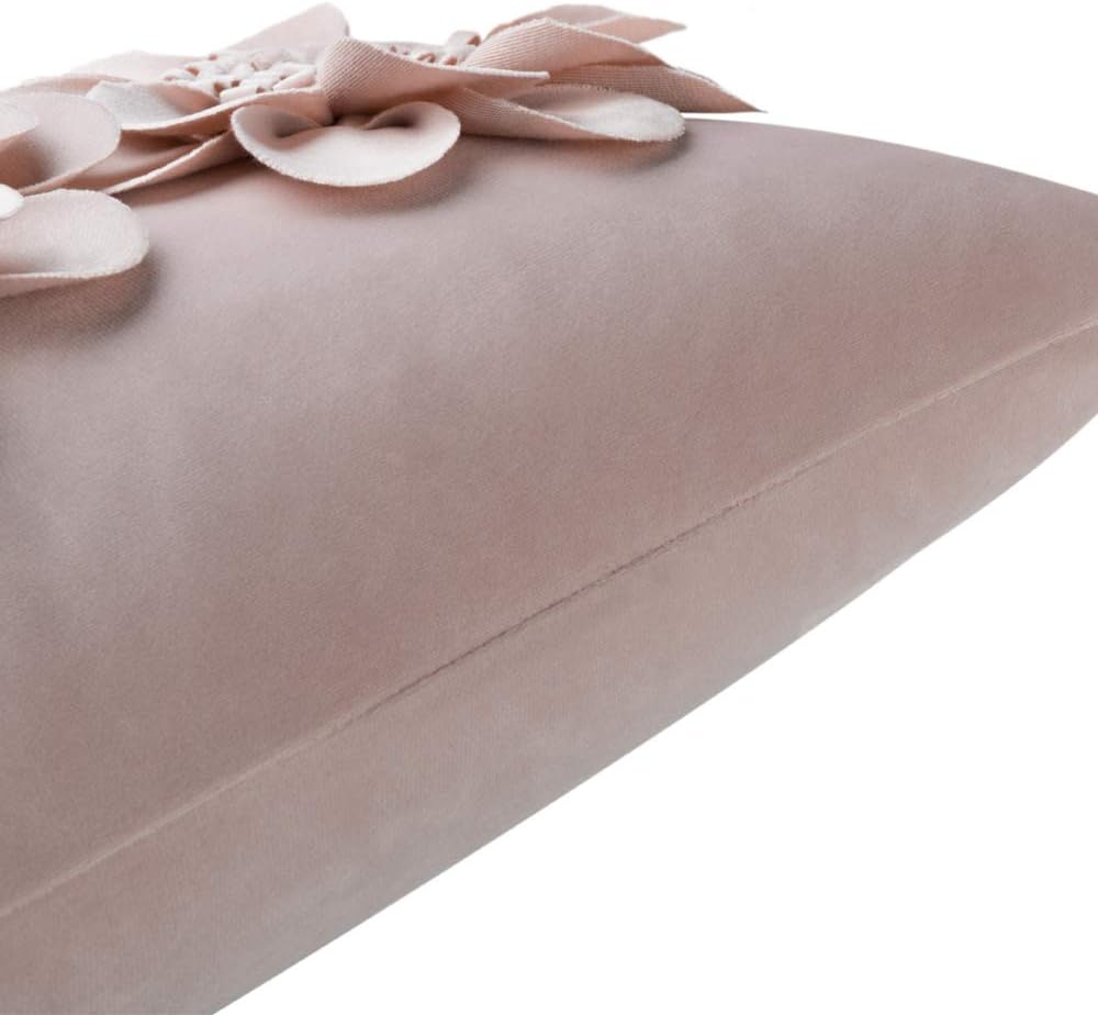 3D Flower Throw Pillow Cover