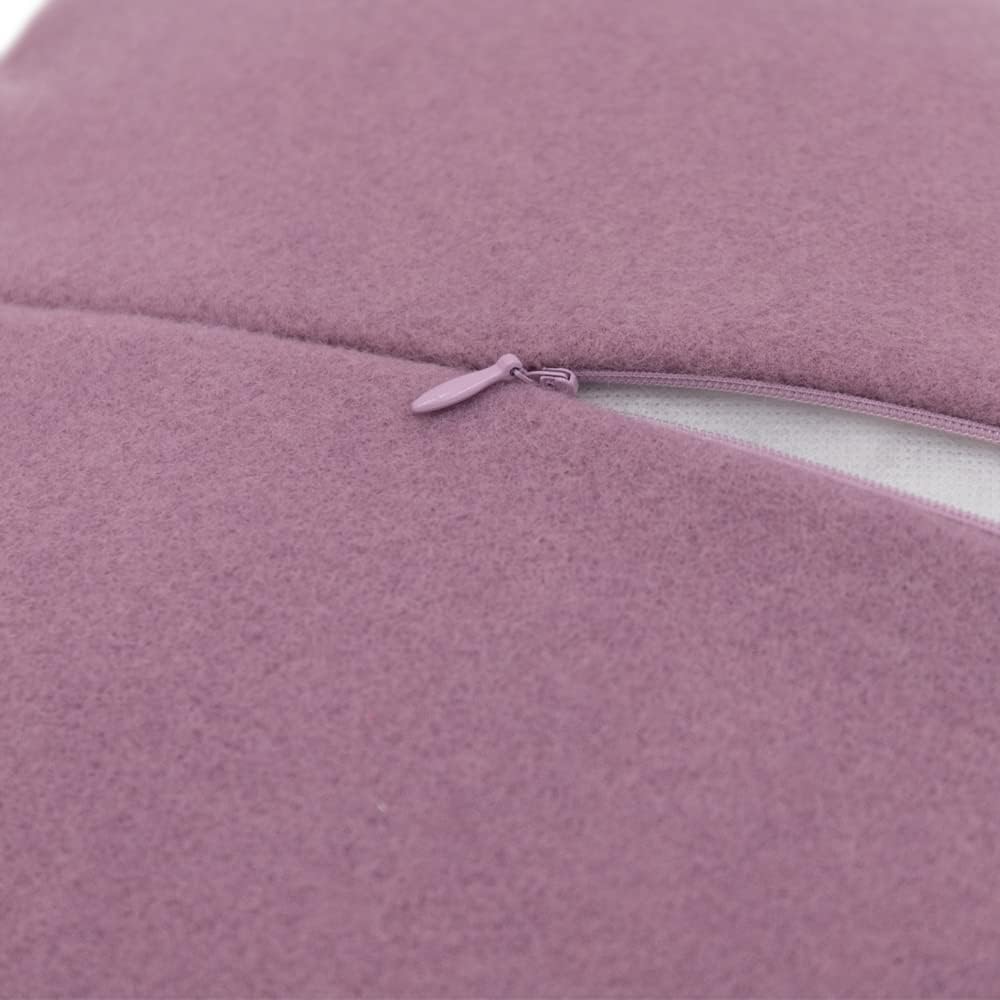 VG|purple|3D Flower Throw Pillow Decorative Accent Pillow Round Cushion for Sofa Couch Chair Bedroom Home Decor