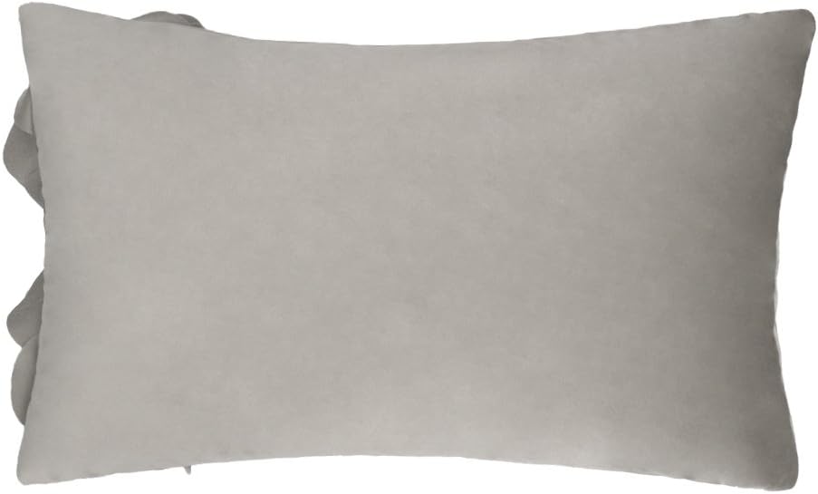 VG|taupe|3D Flower Throw Pillow Cover Handmade Floral Soft Velvet Lumbar Cushion for Bed Living Room Chair Couch Decor Gold