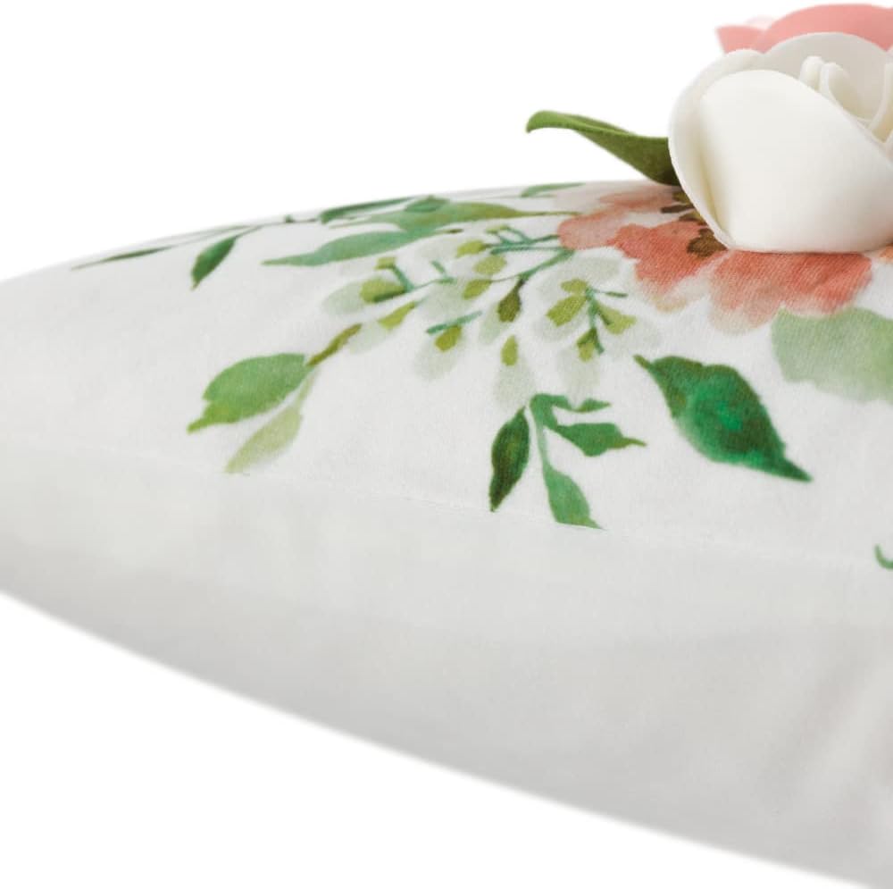 Decorative 3D Flower Throw Pillow Covers