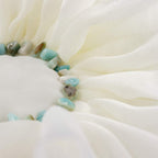 VG|a-white|Decorative 3D Flower Shaped Throw Pillow