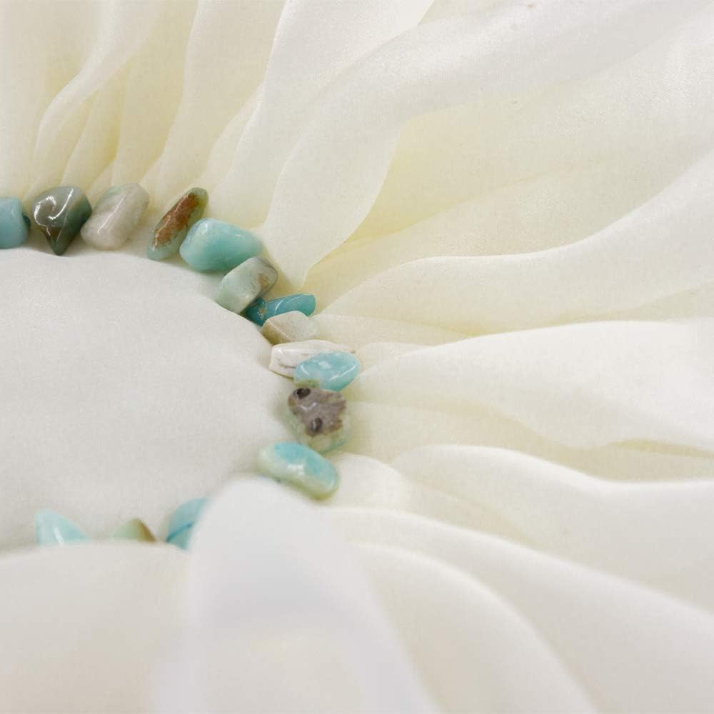 VG|a-white|Decorative 3D Flower Shaped Throw Pillow