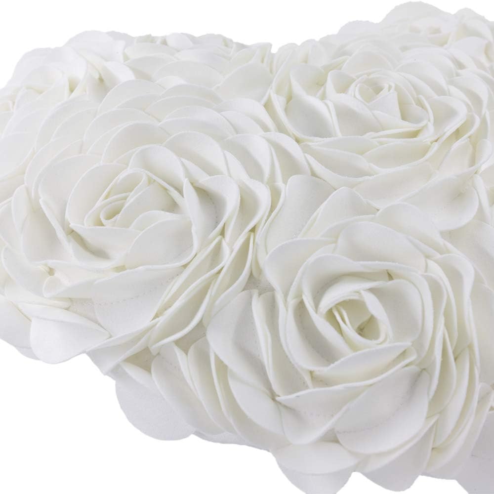VG|bright-yellow|Heart Flower Throw Pillow Covers