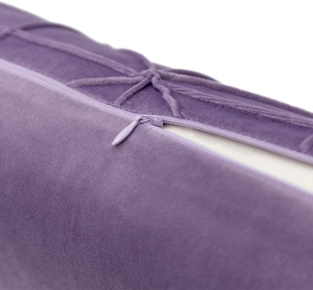 VG|purple-lilac|Velvet Pillow Cover