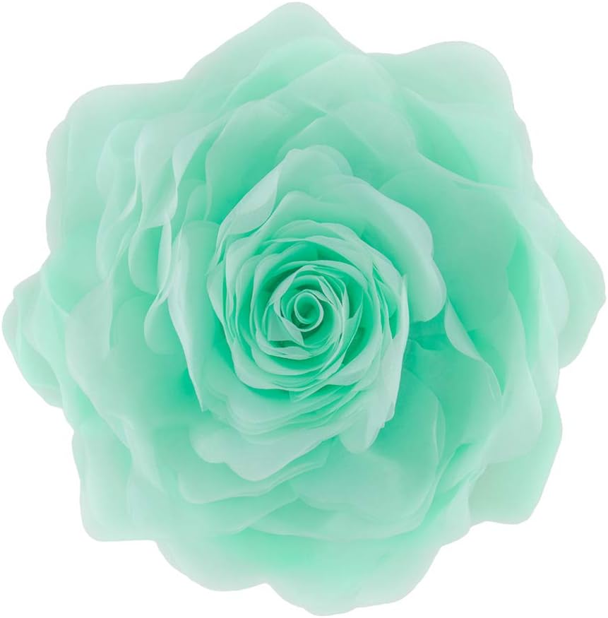 VG|mint-green|3D Flower Throw Pillow Cover