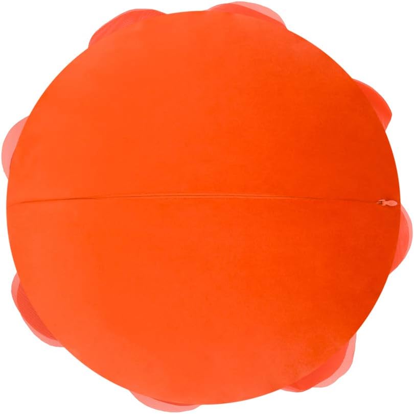 VG|orange|3D Flower Throw Pillow Cover