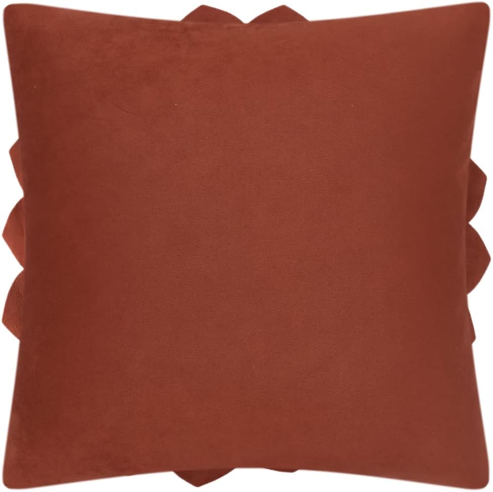 VG|dark-red|3D Flower Throw Pillow Covers